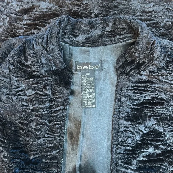 Bebe black zip up dress - Picture 4 of 4